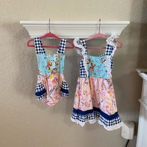 Gingham boutique bubble and dress